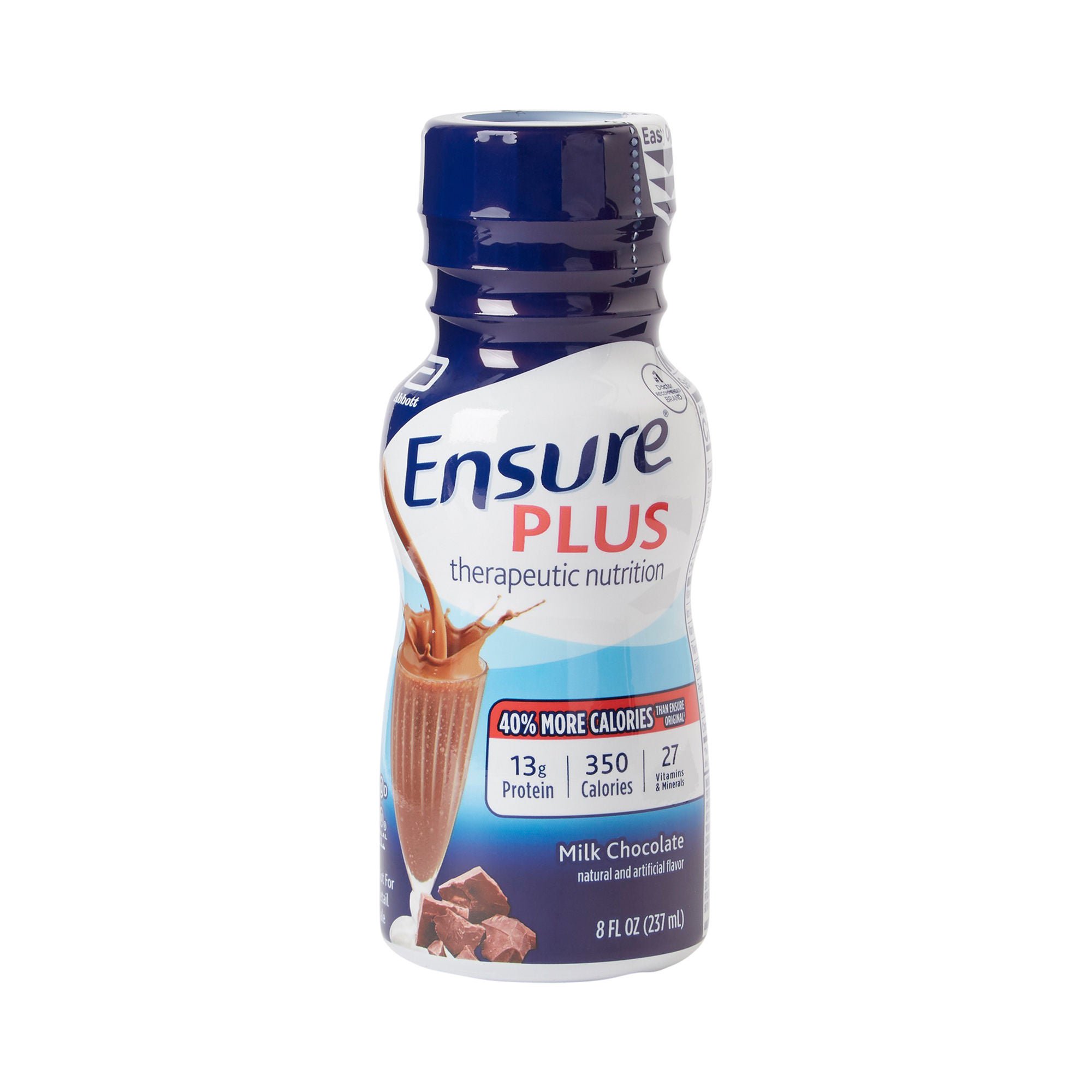 Ensure® Plus Therapeutic Nutrition, Chocolate, 8-ounce Bottle