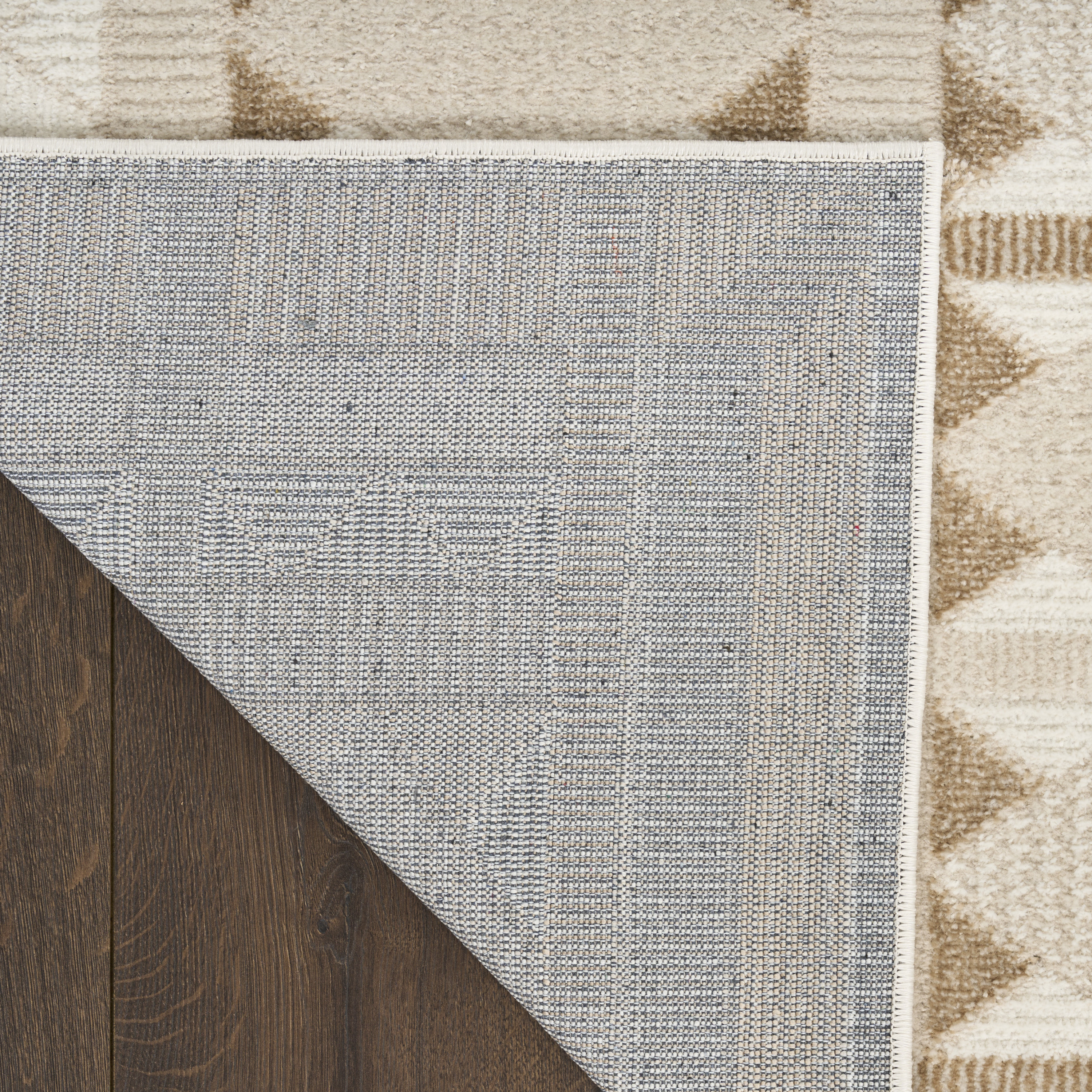 Nourison Nordic 5' x 7' Taupe Modern Indoor Rug