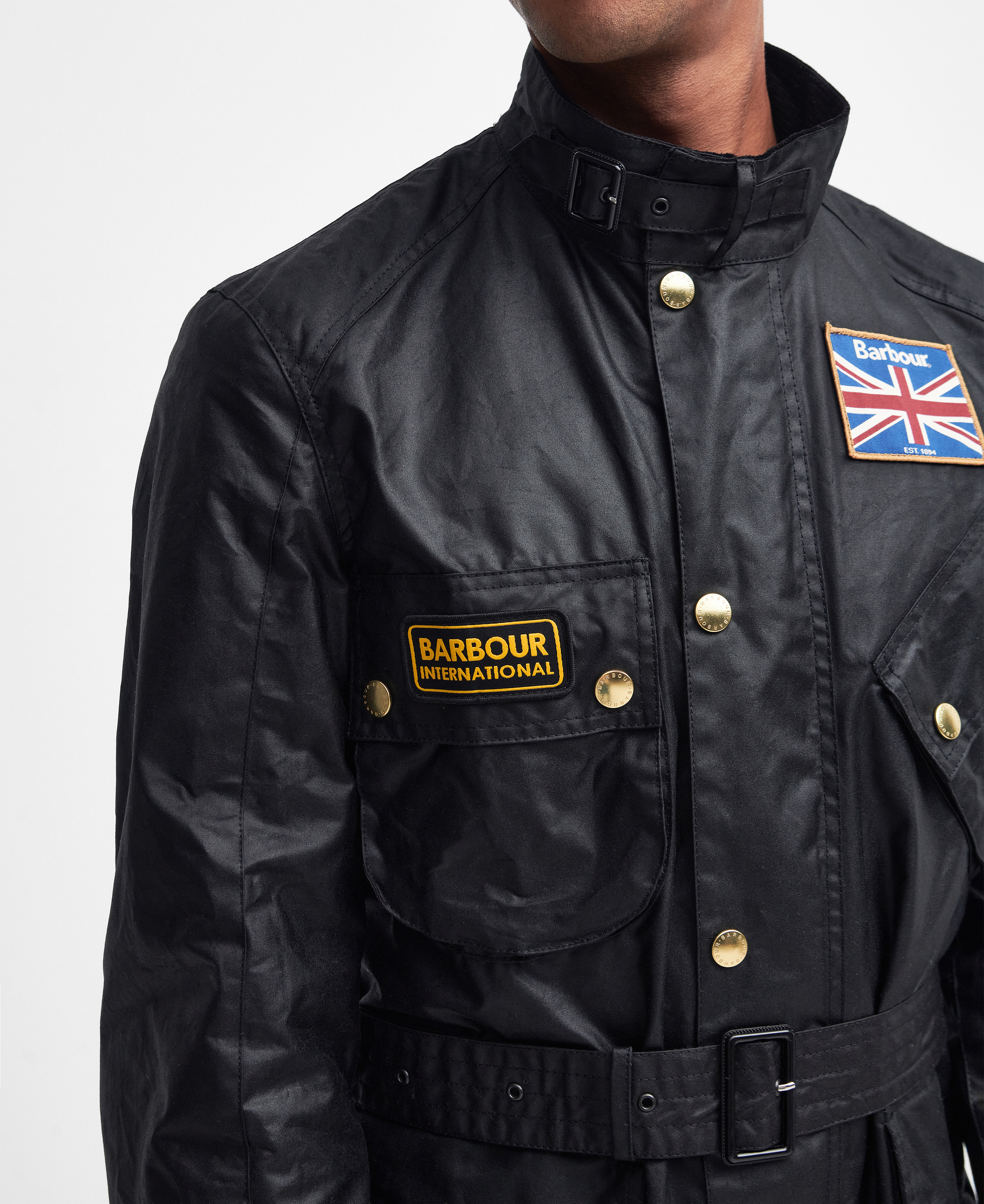 Union Jack International Waxed Jacket image number 7