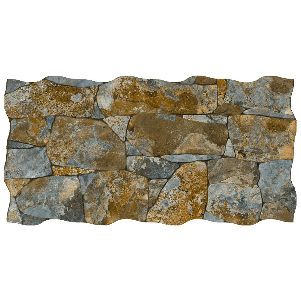 Caldera Vulcano Oxido 12-5/8 in. x 25-1/8 in. Porcelain Floor and Wall Tile