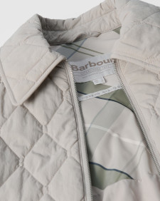 Clarissa Quilted Jacket Light Sand/Rosemary Tartan