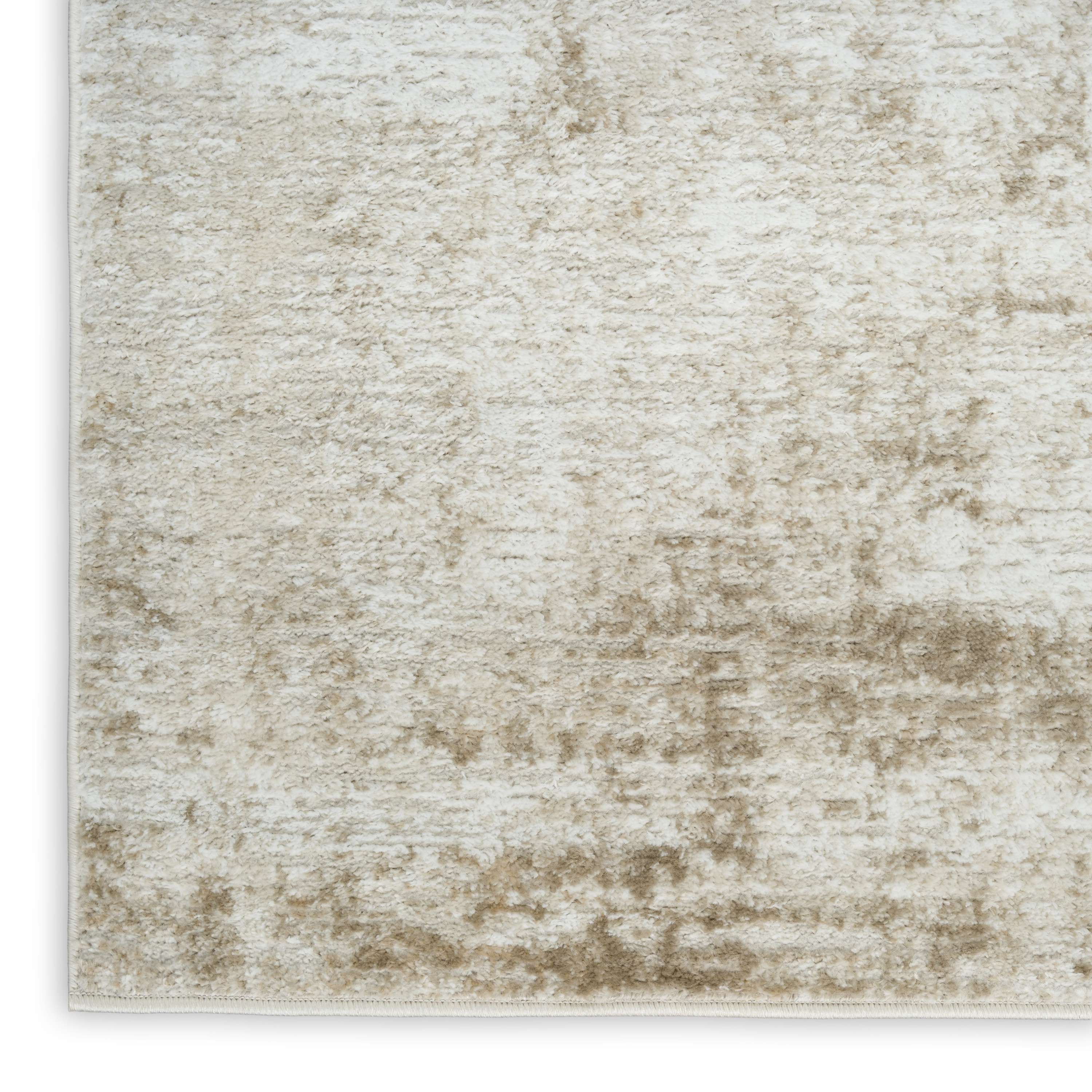Nourison Dekor 2' x 4' Ivory Taupe Modern Indoor Rug