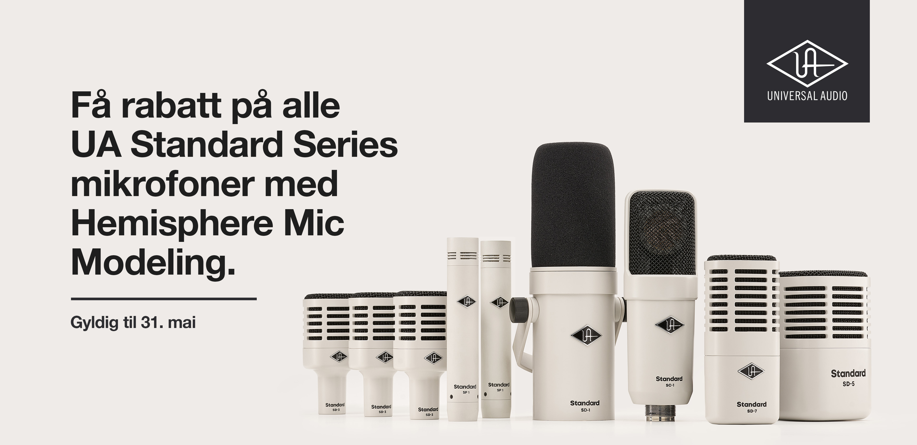 UAD Standard Mics kampanjefoto