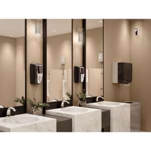 Rubbermaid Commercial, AutoFaucet, Milano 4" Center Set, Polished Chrome, Kit 4