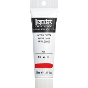Professional Heavy Body Acrylic Paint, 59 mL Tube, Naphthol Crimson