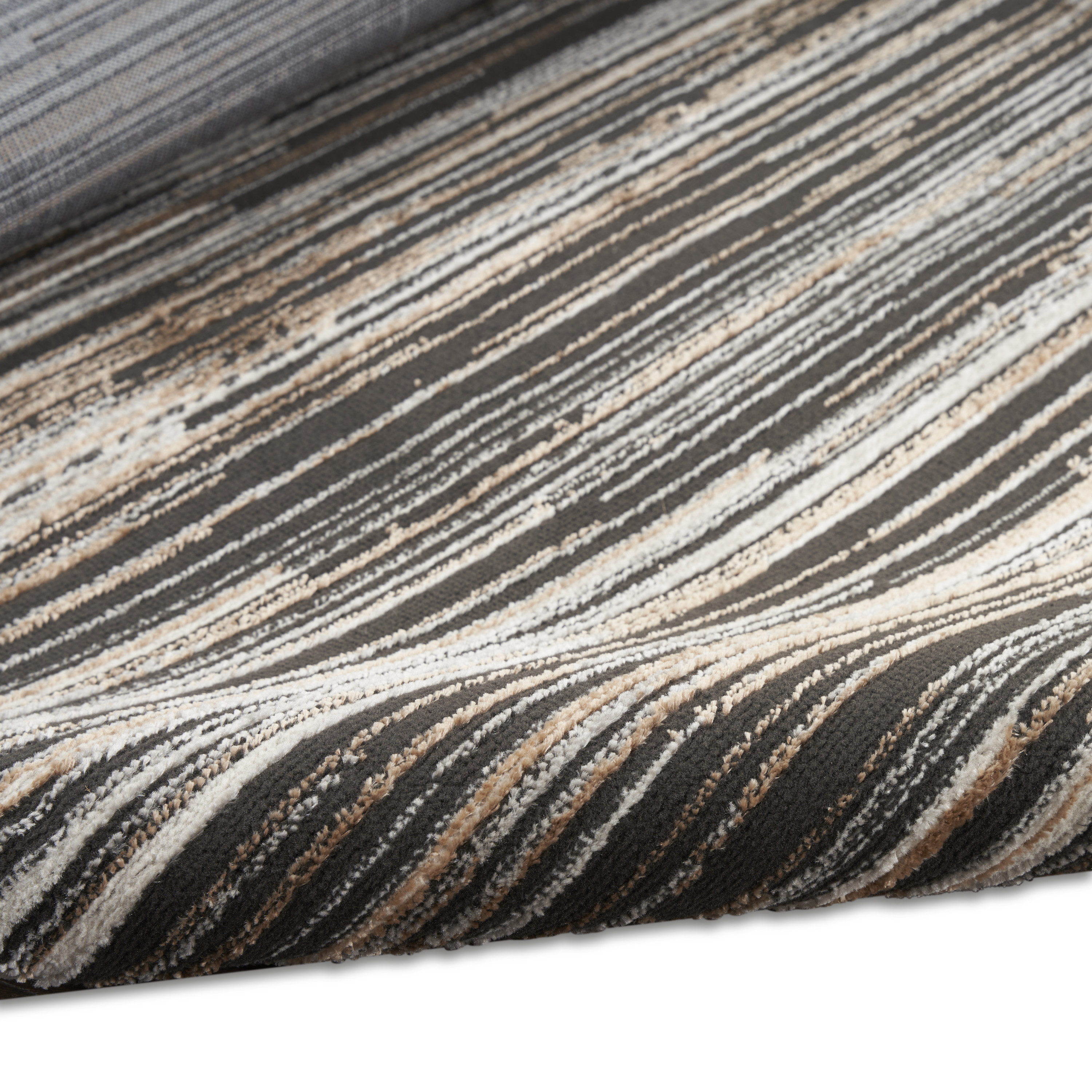 Calvin Klein CK029 Captivating 5'3" x 7'3" Mocha Modern Indoor Rug
