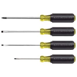 Screwdriver Set, Mini Slotted and Phillips, 4-Piece