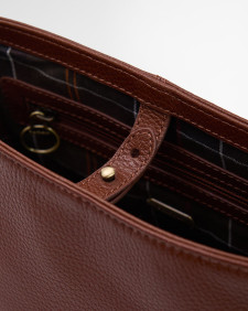 Cedar Leather Bucket Bag 
