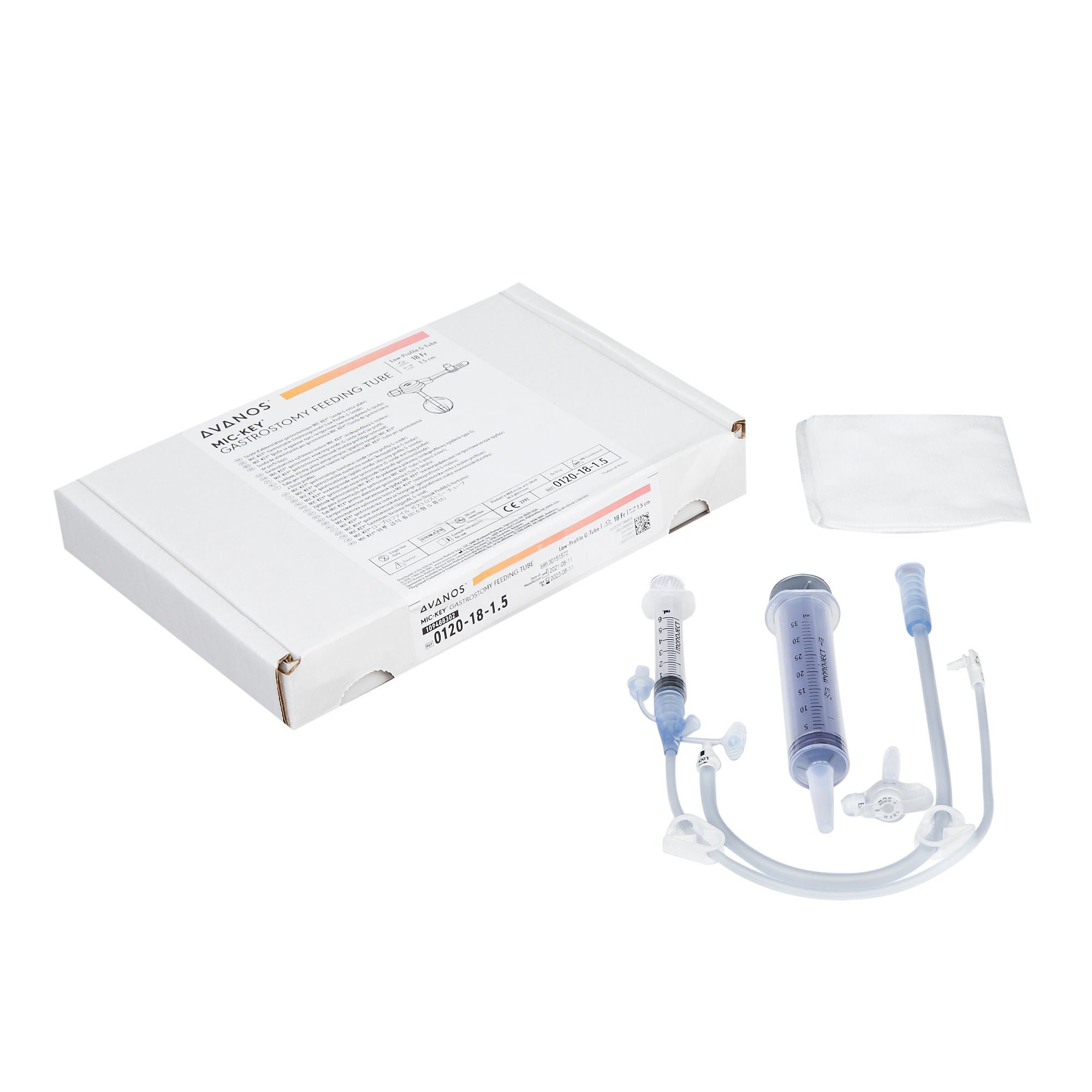 Mic-Key® Low Profile Gastrostomy Tube Kit, 18 Fr., 1.5 cm Tube