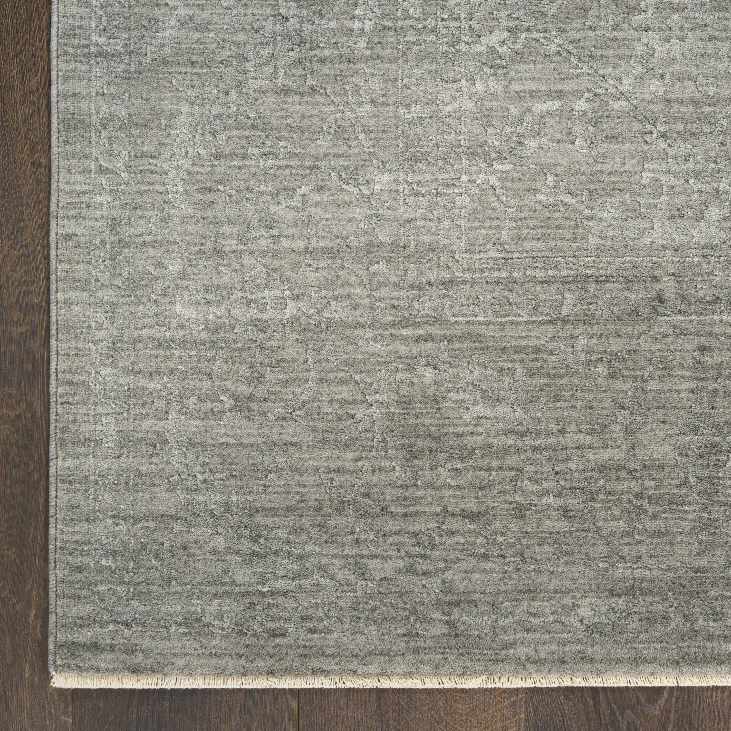 Nourison Moonlit 7'10" x 10'2" Slate Vintage Indoor Rug
