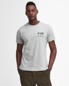 Script Graphic T-Shirt Grey Marl
