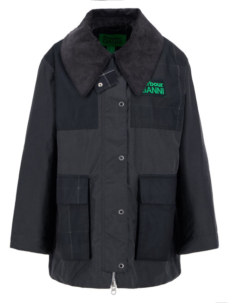 Barbour x GANNI Waxed Duffle Coat Barbour x GANNI Waxed Duffle Coat