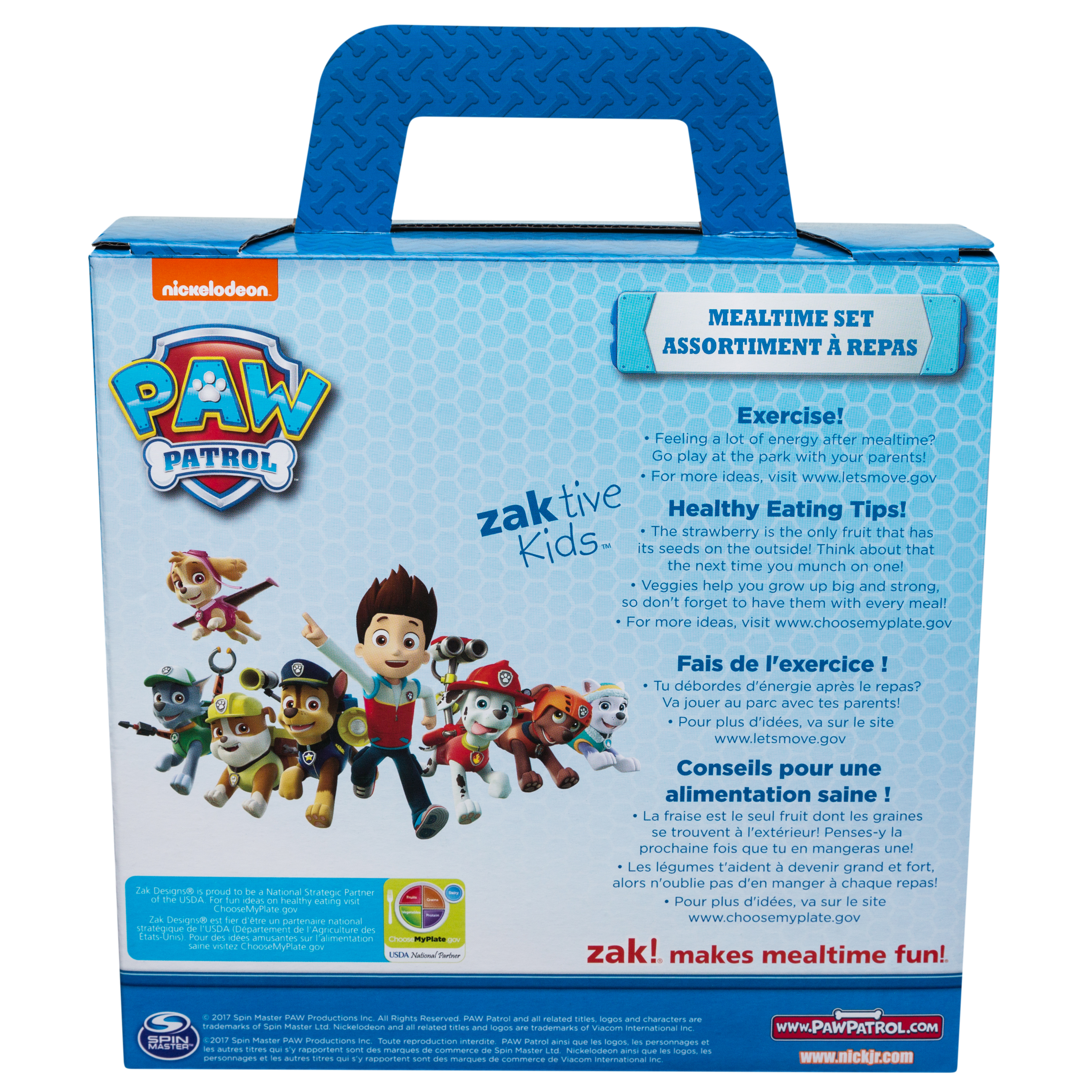 Paw Patrol Kids Dinnerware Set, Chase, Rubble, Rocky, Marshall, Zuma & Skye, 3-piece set slideshow image 4 Paw Patrol Kids Dinnerware Set, Chase, Rubble, Rocky, Marshall, Zuma & Skye, 3-piece set slideshow image 4