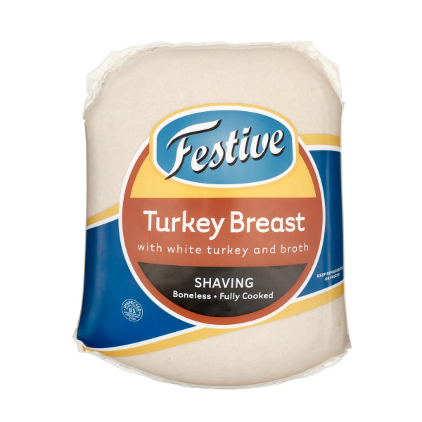 JENNIE-O(r) FESTIVE Oven Roasted Turkey Breast, 2pc . C1CB - Front Center Inner Pack (Hi Res)