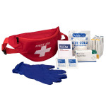 First Aid Only&reg; First Aid Kit Fanny Pack, Fabric Case, 49 Pieces ACM30500