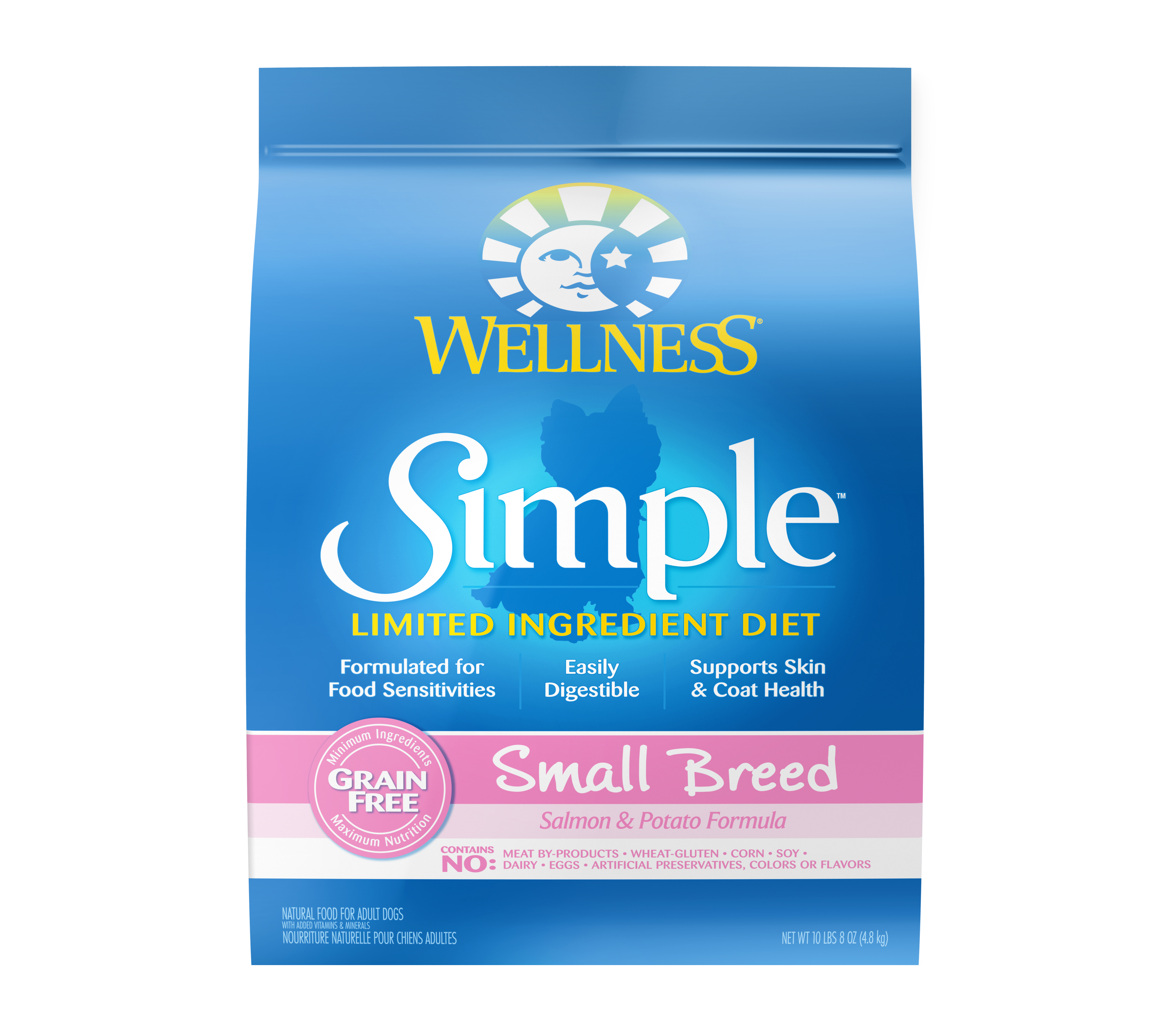 Wellness Simple Grain Free Small Breed Salmon and Potato Recipe
