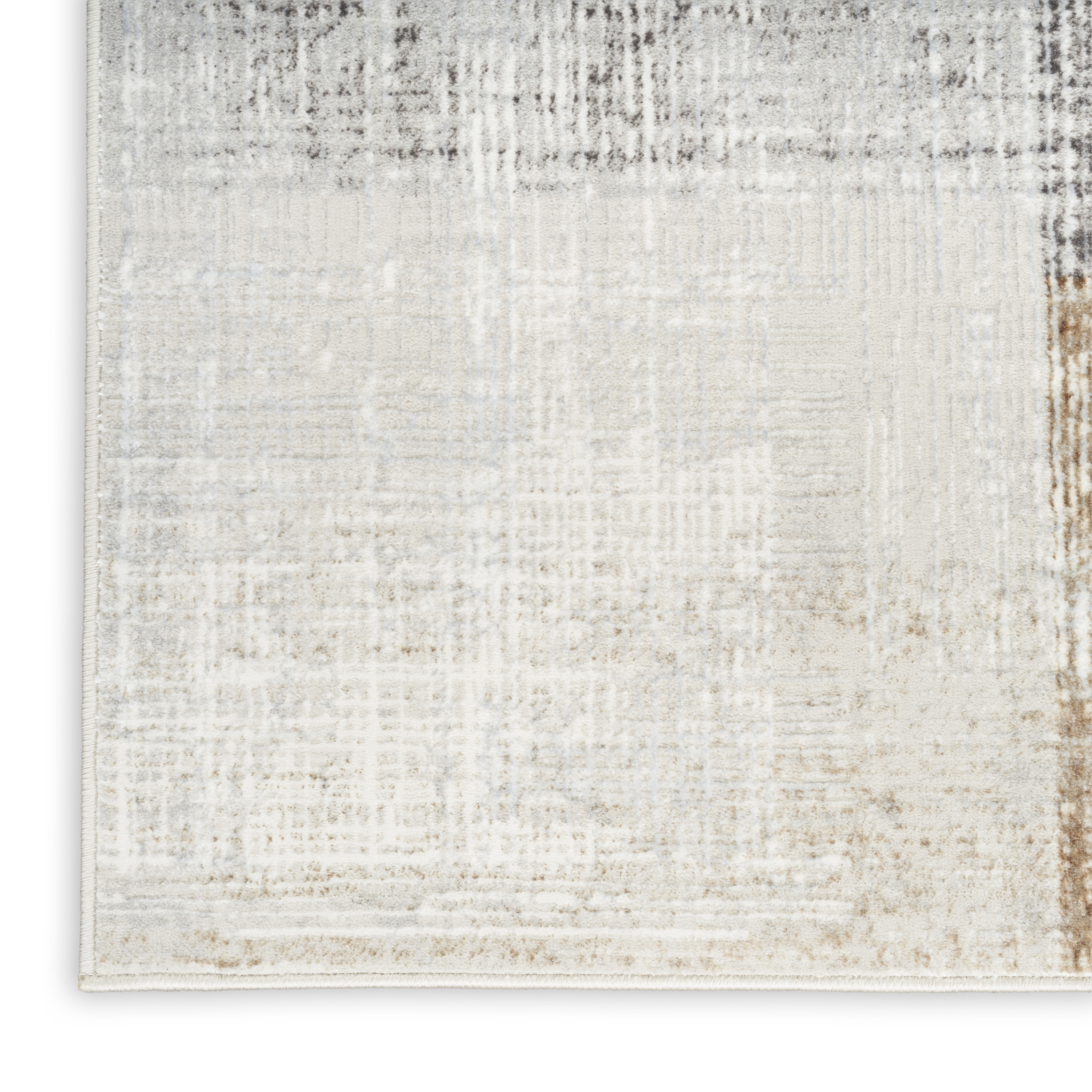Nourison Sparkle 9' x 12' Grey Modern Indoor Rug