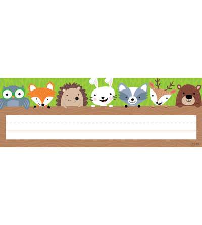Woodland Friends Name Plates