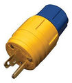 Perma-Tite Straight Blade Plug 15A 125V 2P3W NEMA 5-15 Yellow