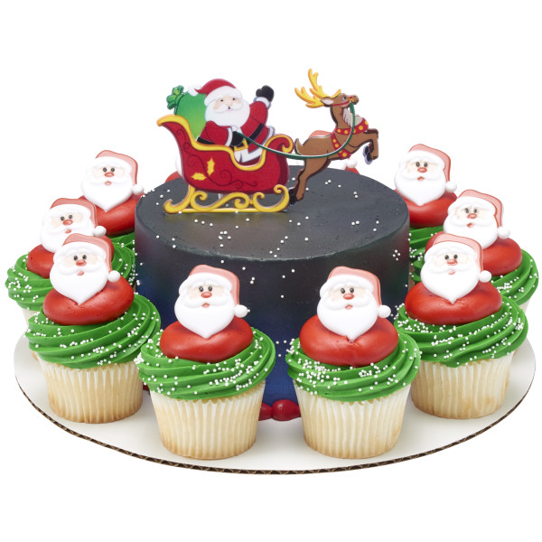 Santa and Reindeer Layon