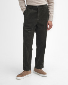 Pantaloni in velluto stretch a coste sottili dalla vestibilità comoda 