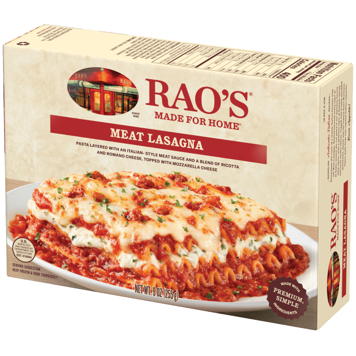 Meat Lasagna Frozen Meal, 9 oz - Right angle Image