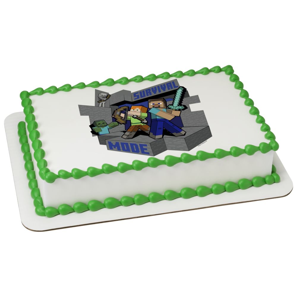 Image Cake MINECRAFT Survival Mode