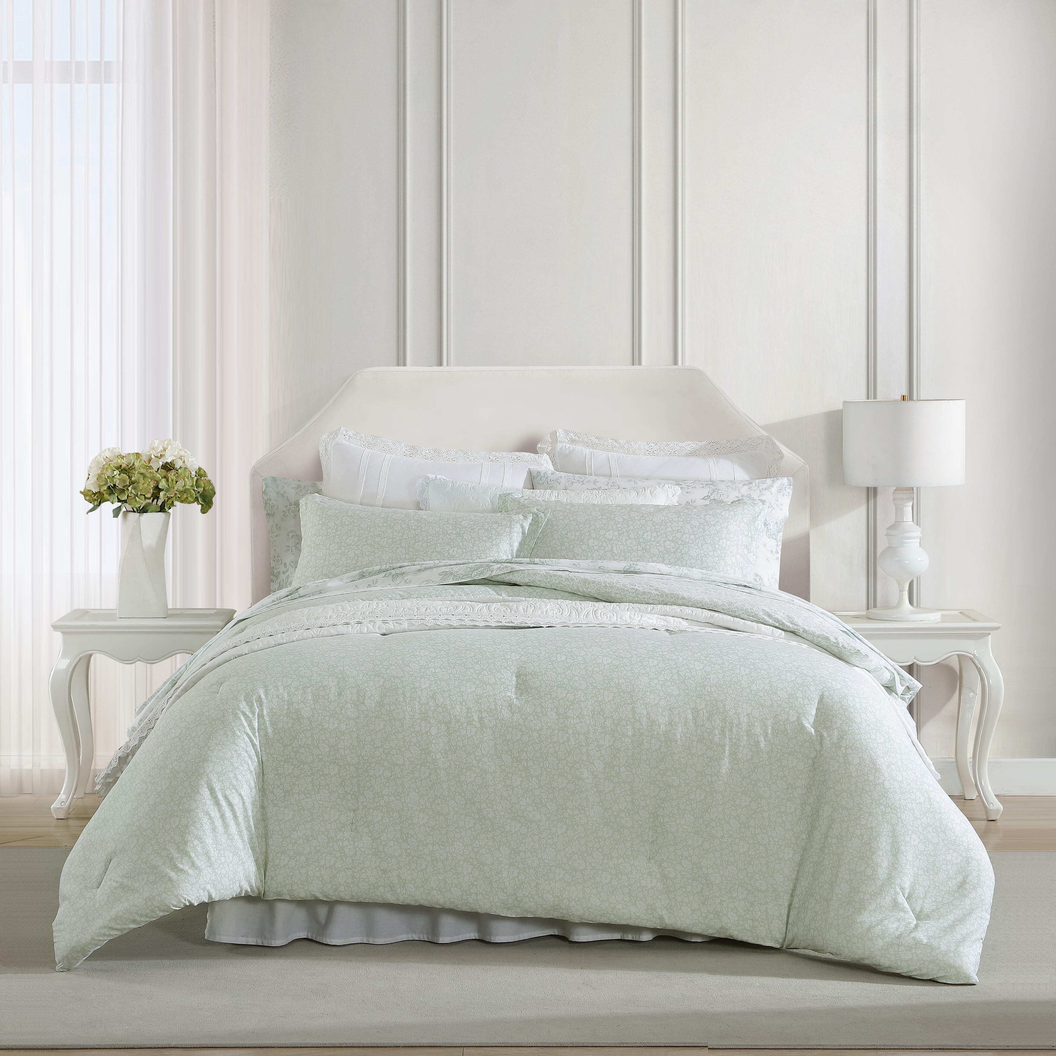 Juego de edredón Laura Ashley Hope retazos - (rosa/verde/azul) - Imagen 6 de 12