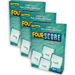 Teacher Created Resources&reg; Four Score Card Game: Phonics, Pack of 3 EP-66116-3