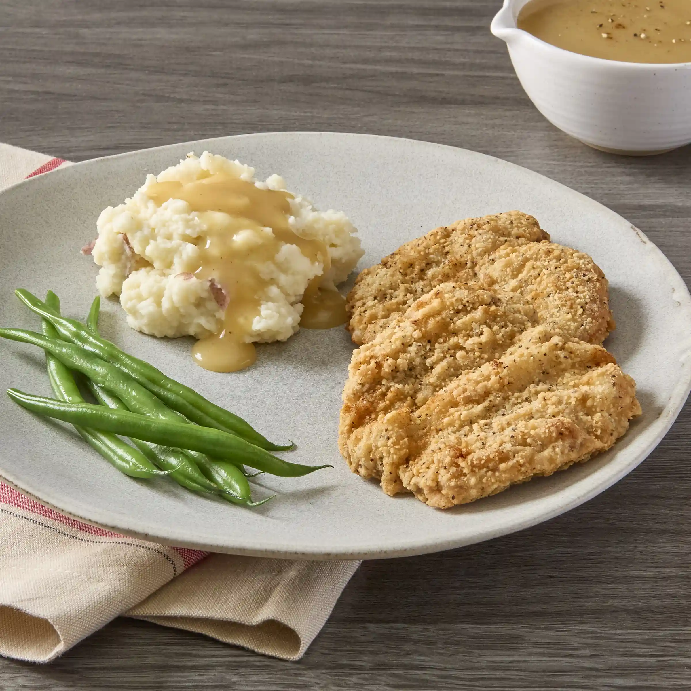 Quik-To-Fix® Blue Label Raw Breaded Homestyle Country Fried Beef Steak Fritters, 4 oz_image_1