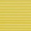 Yellow pleated cellular blind spanning the frame, horizontal accordion folds with textured fabric; fully lowered and closed, softly diffusing light in a neutral, evenly lit interior close-up with no visible view.