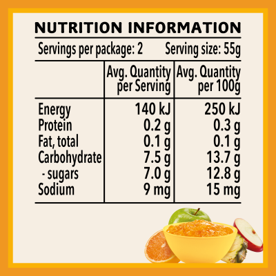  Heinz® Summer Fruits Gel 6+ months 110g 