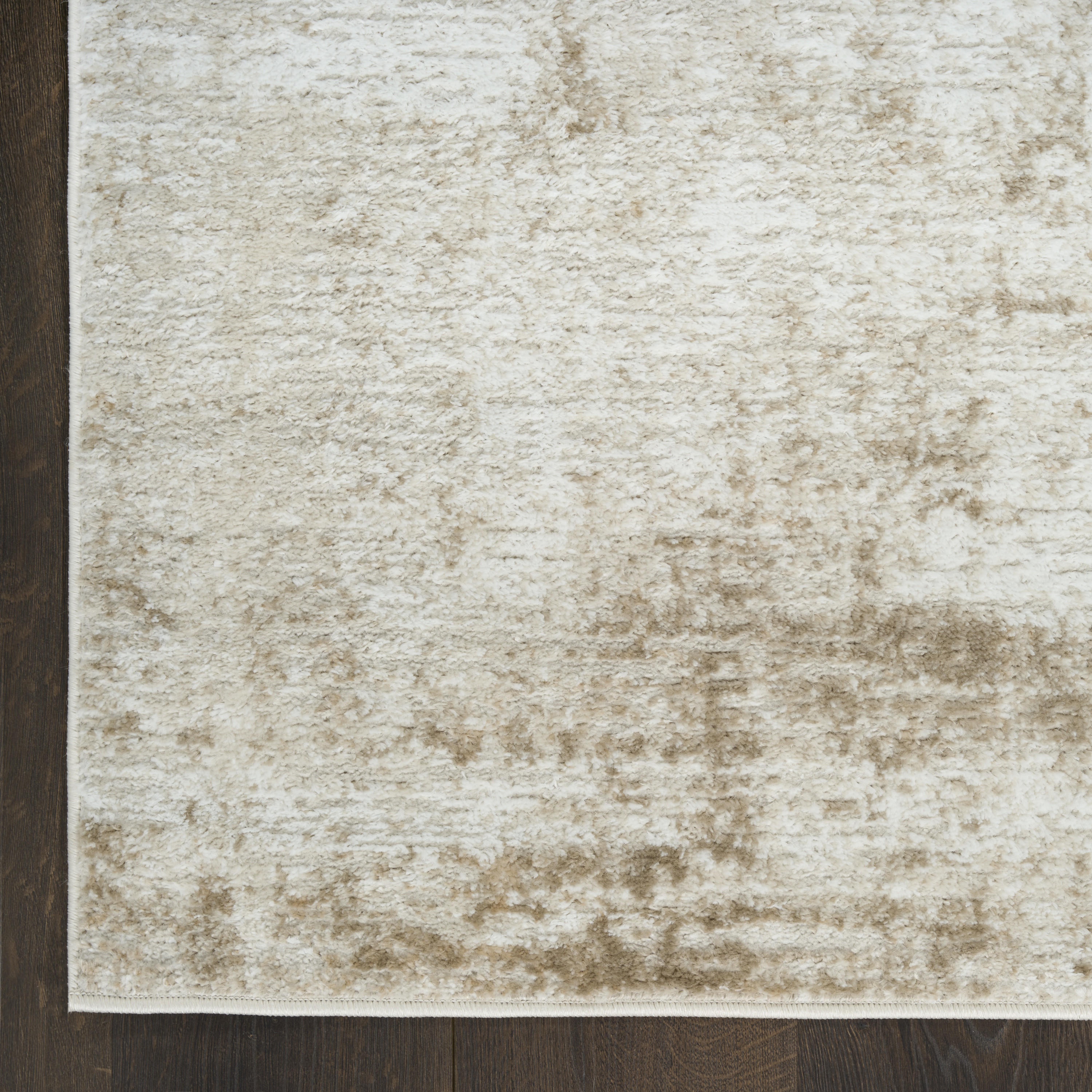 Nourison Dekor 4' x 6' Ivory Taupe Modern Indoor Rug