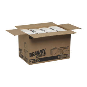 Georgia Pacific, Brawny Professional A400, 1/4 Fold, 1 ply, 13.00"x13.00", Airlaid, General Purpose Wipers, White