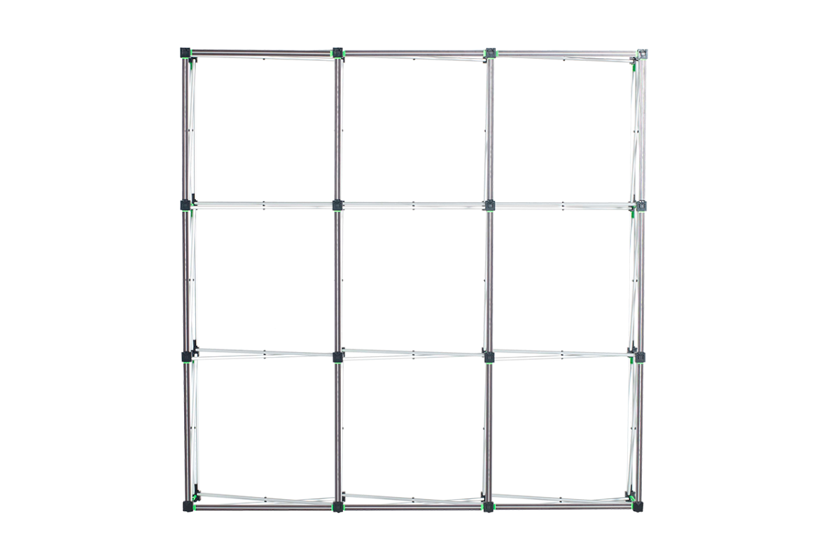 10'w x 8'h Flat Frame & Channel Bars