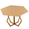 Hexagon 8" Gold Cake Stand DecoPac