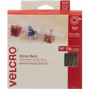 Original Sticky Back Tape, White, 15 ft x 3/4 in, 1 Roll