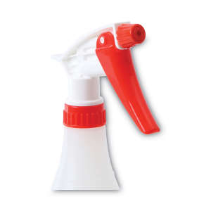 Boardwalk, Trigger Spray Bottle, 32 Oz, HDPE, Red/Clear