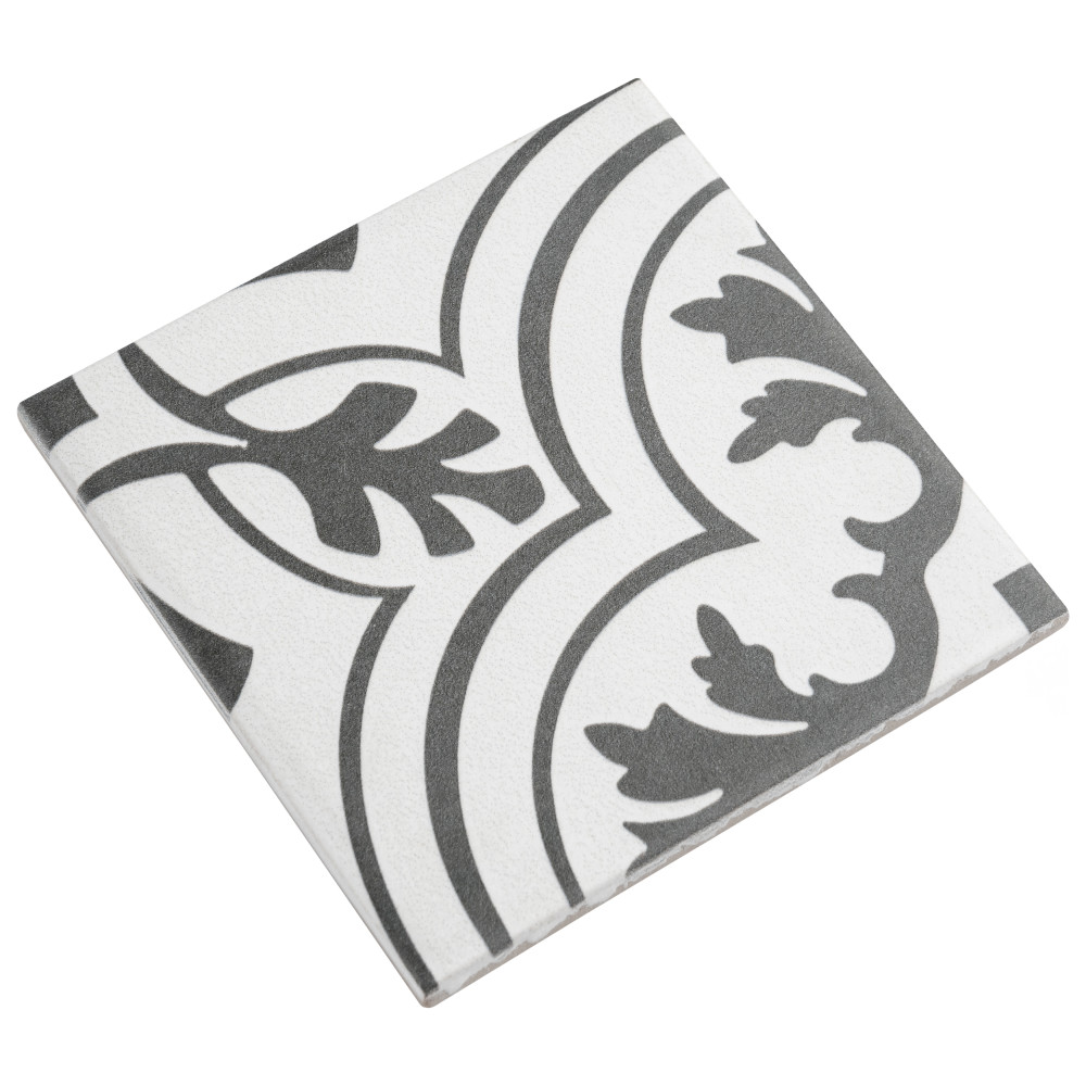 Twenties Mini Vintage 3-7/8 in. x 3-7/8 in. Ceramic Floor and Wall Tile