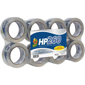 DUC1067839, ShurTape Tech, Duck , HP260 Packing Tape - Clear, 8 pk, 1.88 in. x 60 yd.