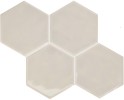 Playscapes Linen 4″ Hexagon Wall Tile Glossy