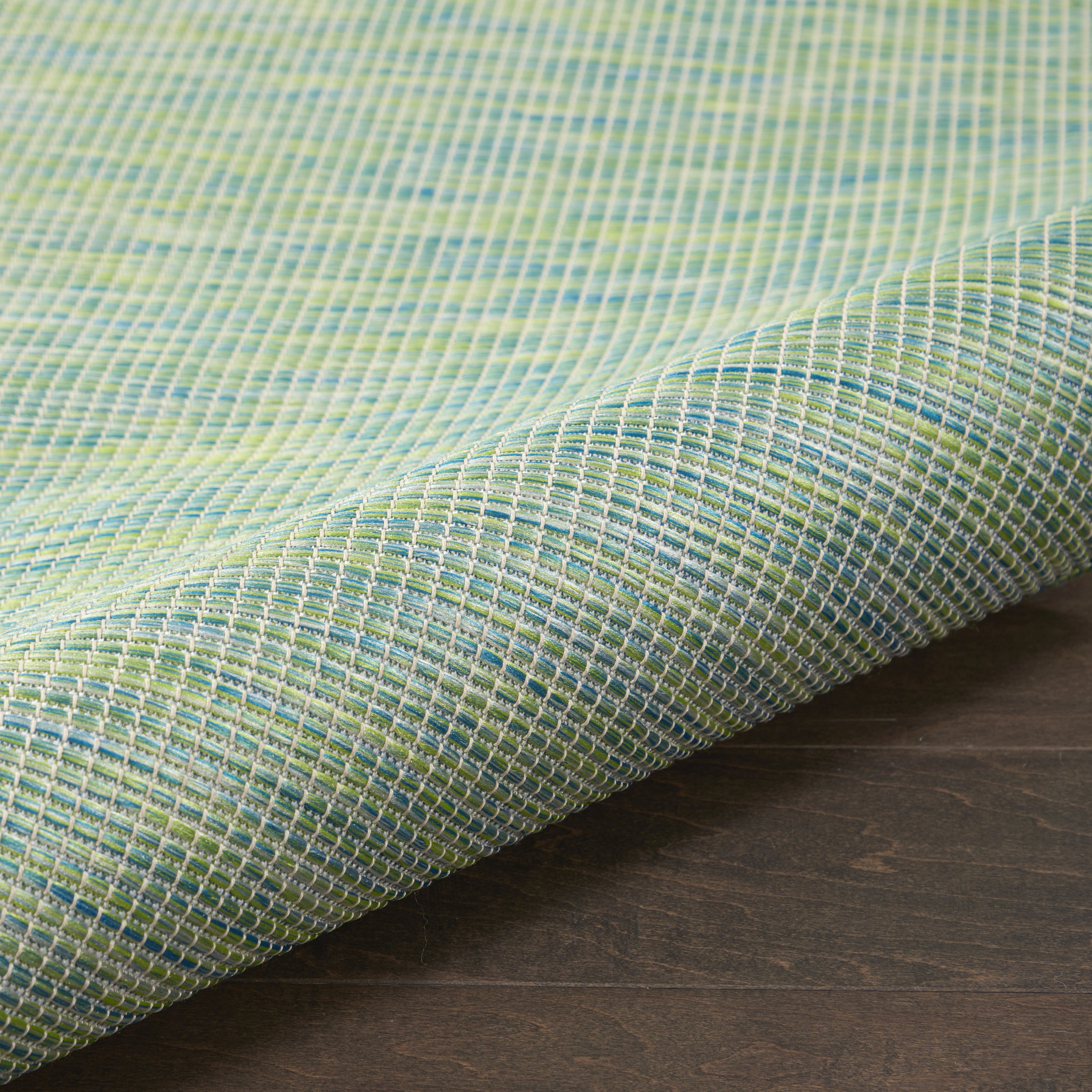 Nourison Positano 4' x 6' Blue Green Modern Rug