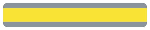 Double Wide Sentence Strip Reading Guide - Yellow