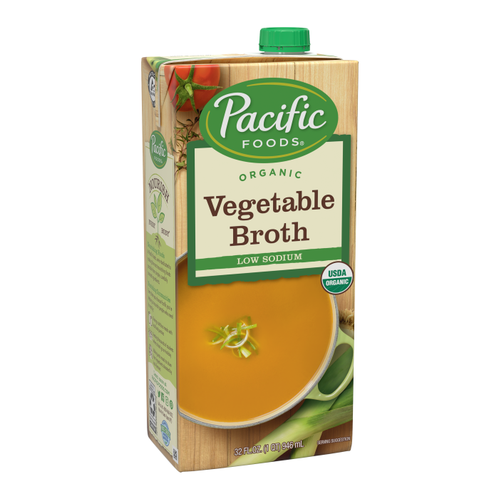 Organic Low Sodium Vegetable Broth