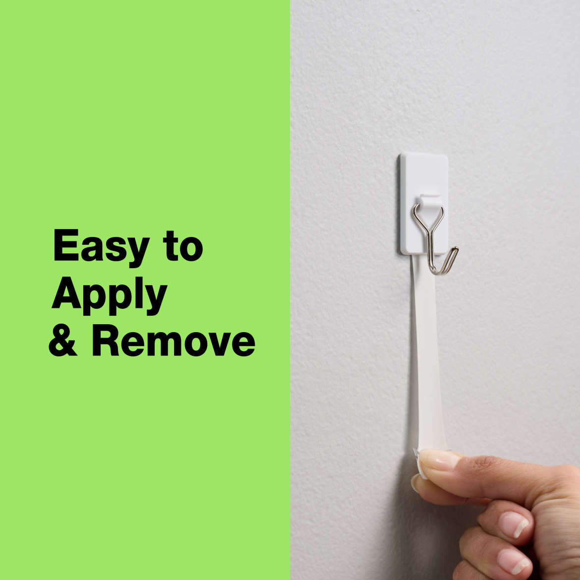 FrogTape reMOVEables™ Medium White Wire Hook Application Image 3