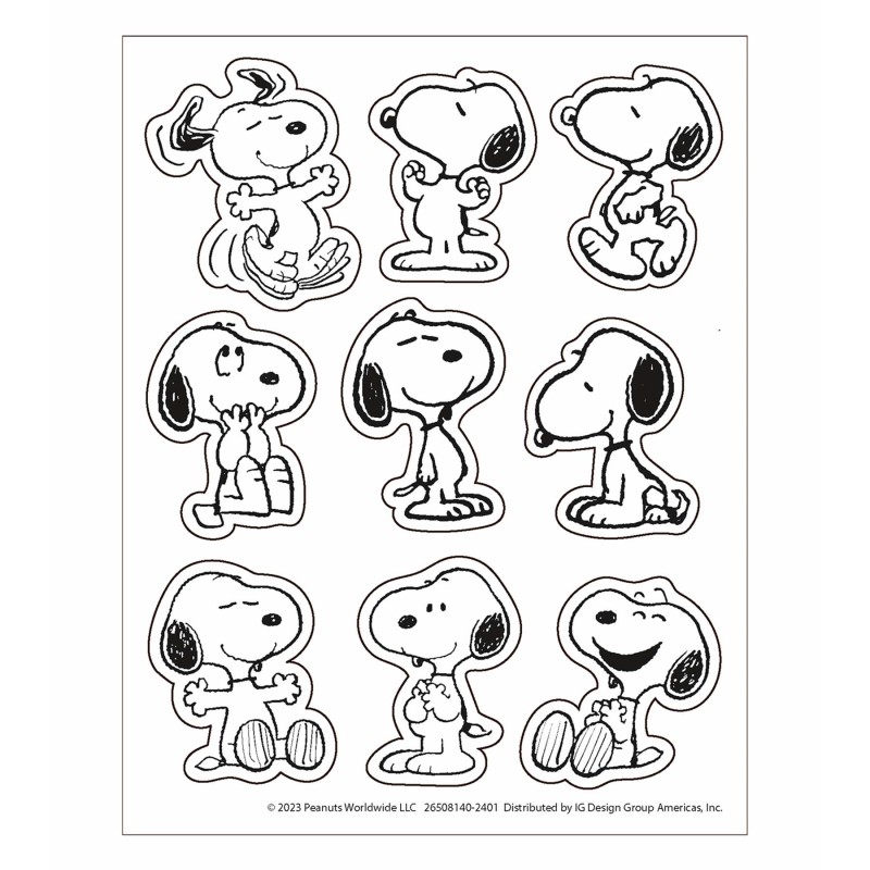 Peanuts® Snoopy Giant Stickers, Pack of 36