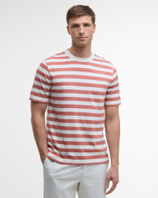 Charlton Relaxed Striped T-Shirt Earth Pink