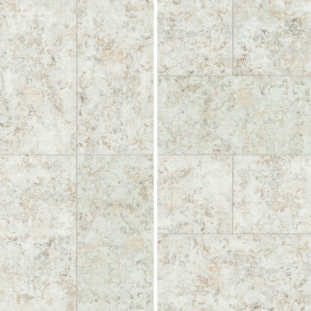 Pictura Frammenti 23-1/2 in. x 47 in. Porcelain Floor and Wall Tile