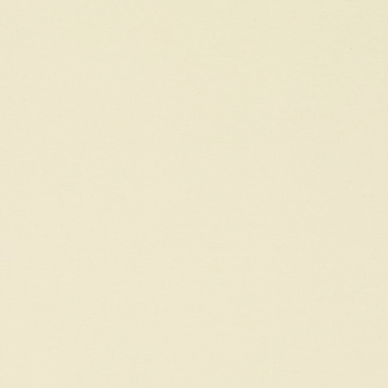 Square plain fabric sample in deep cream.