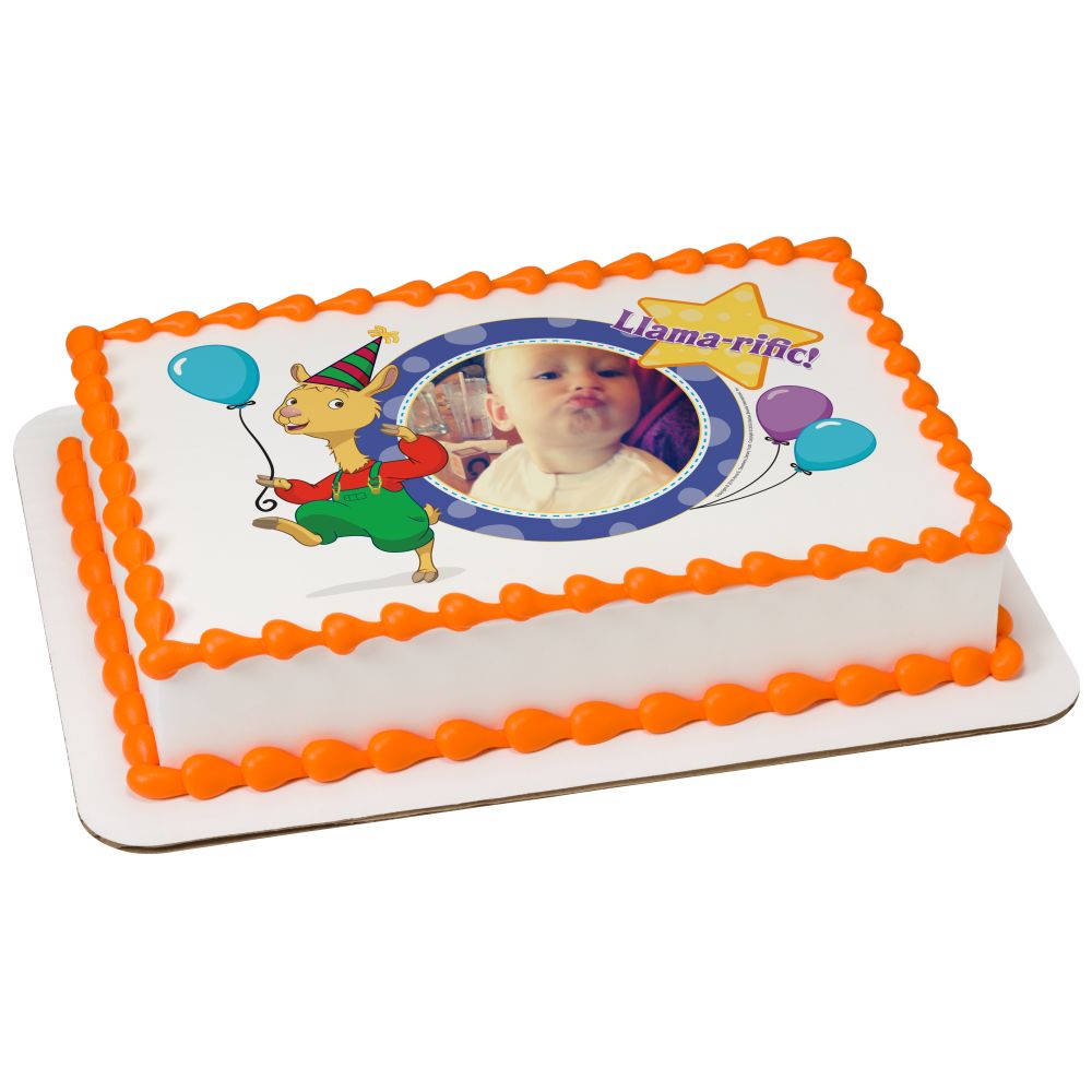 Image Cake Llama Llama Llama-rific